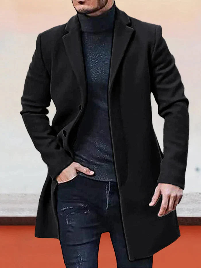 Évandre™ | Veste Élégante à Boutonnage Simple