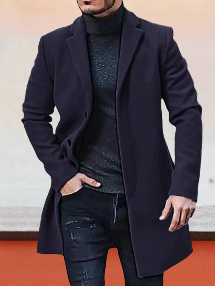 Évandre™ | Veste Élégante à Boutonnage Simple
