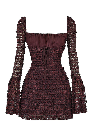 Léonie™ | Robe Élégante Espresso