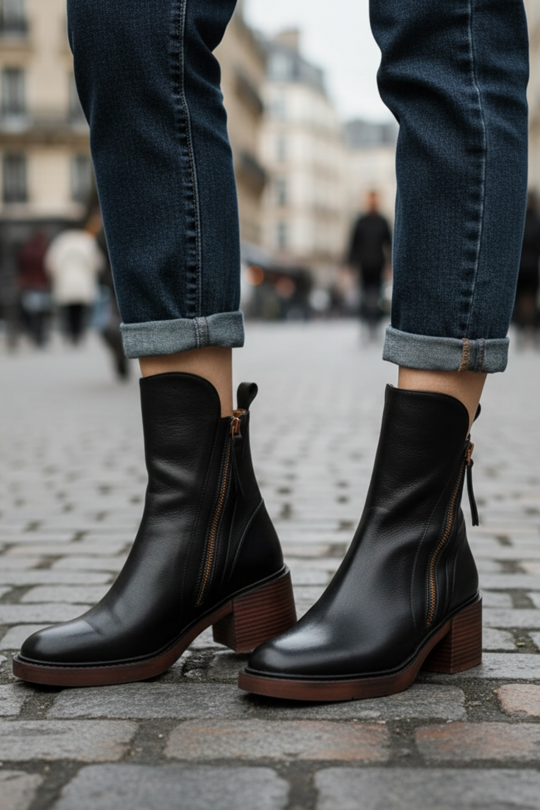 Élaris™ | Bottes Noires Élégantes