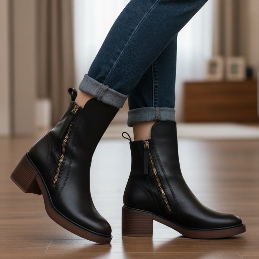 Élaris™ | Bottes Noires Élégantes
