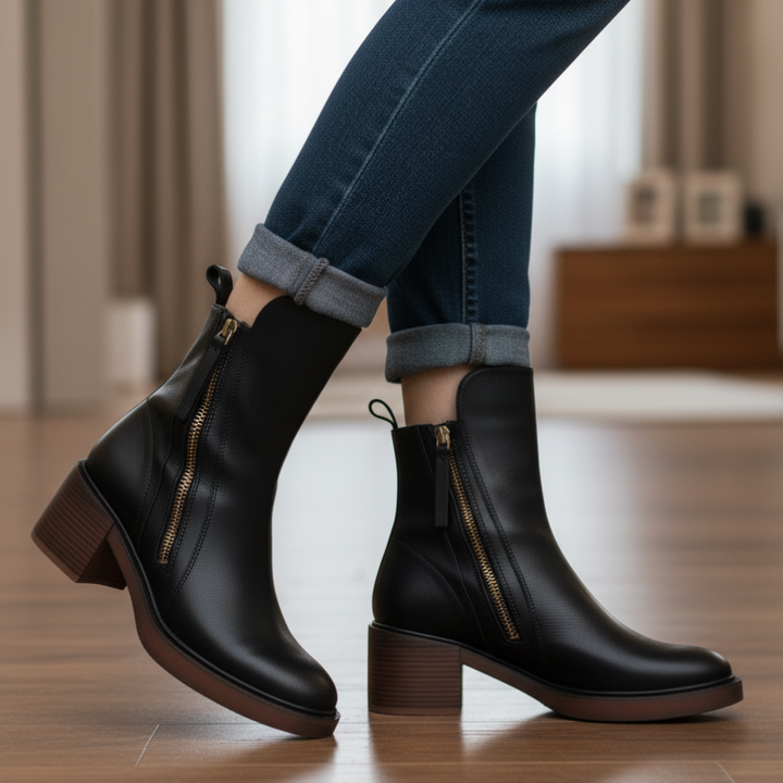 Élaris™ | Bottes Noires Élégantes