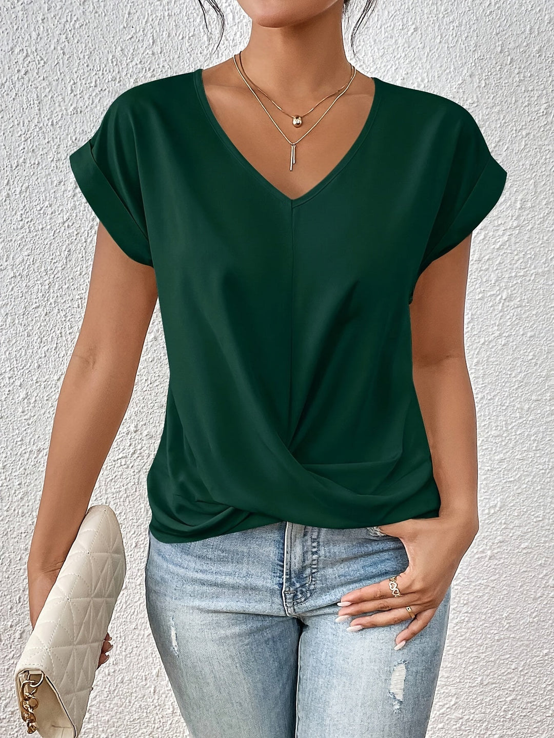 Noémie™ | T-shirt Léger à Col en V