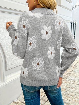 Monika™ – Cardigan fleuri doux intemporel élégant