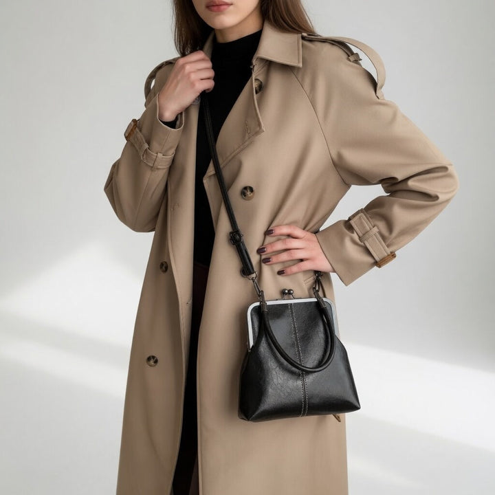 Honorines™ — Sac à main rétro fermoir clip élégance parisienne