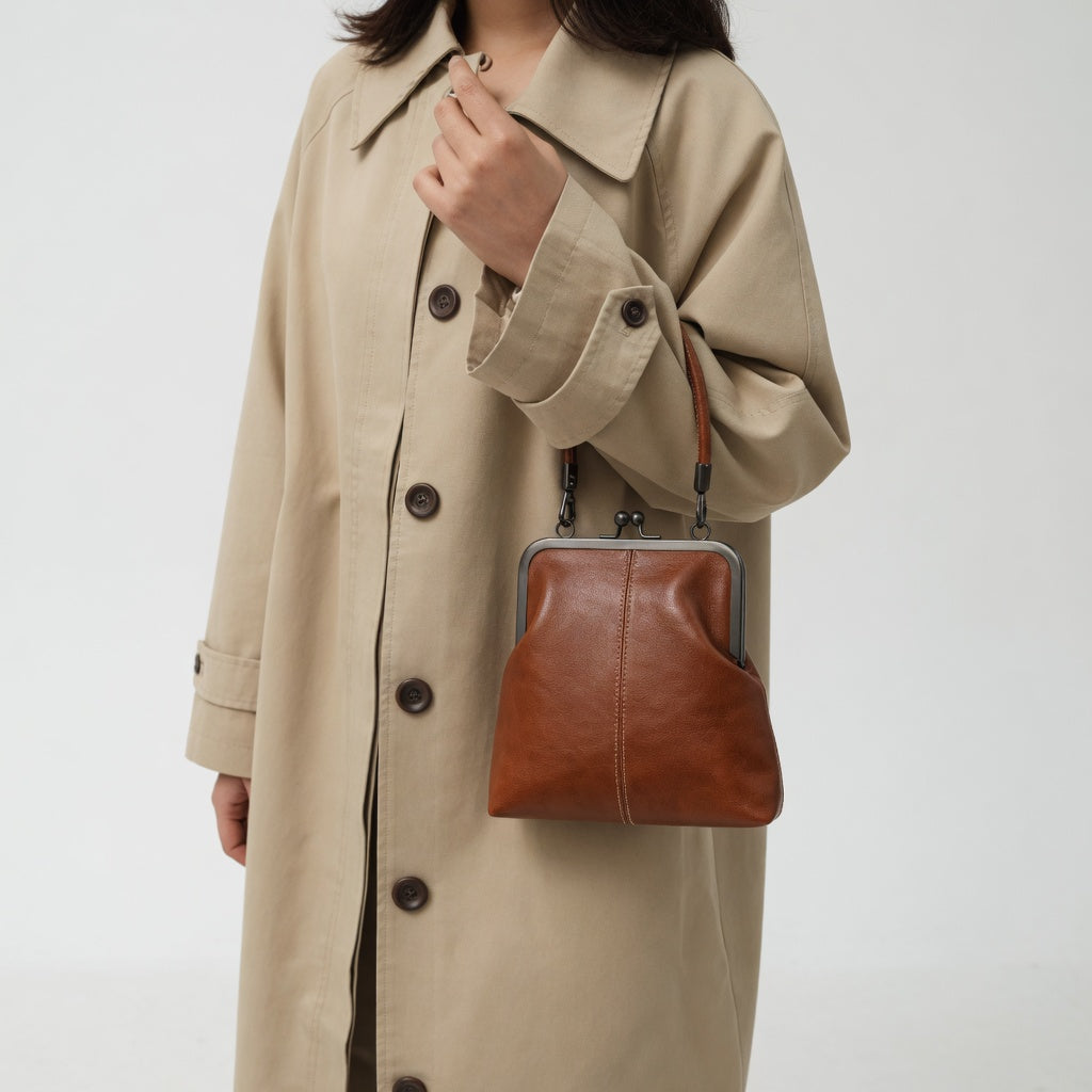 Honorines™ — Sac à main rétro fermoir clip élégance parisienne