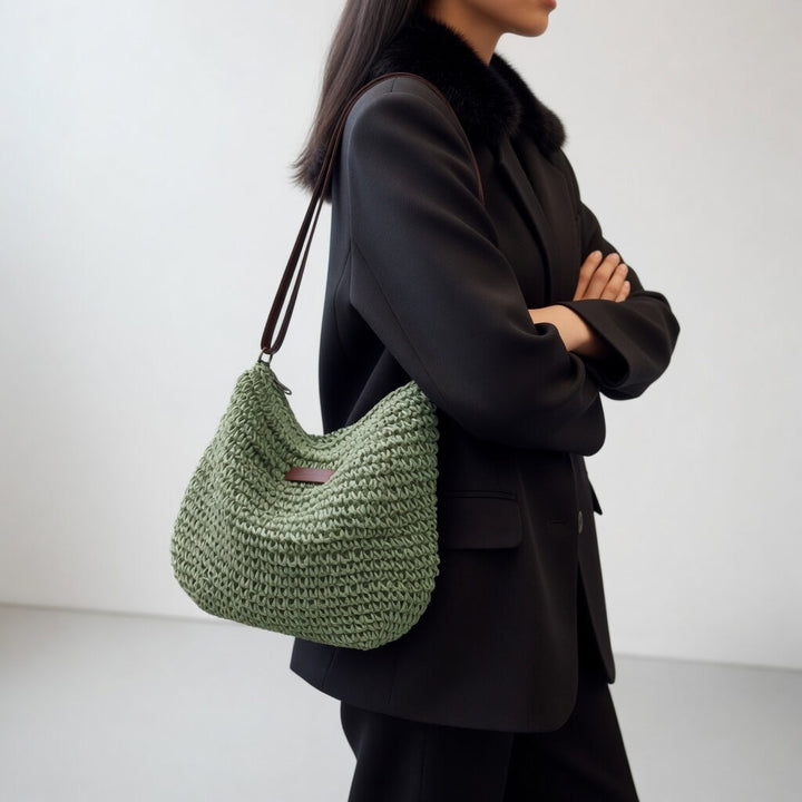 Mirevaëlle™ — Sac tressé naturel élégant quotidien