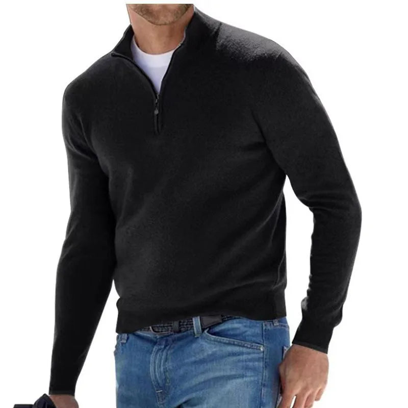 Matteo™ | Pullover met Halve Rits