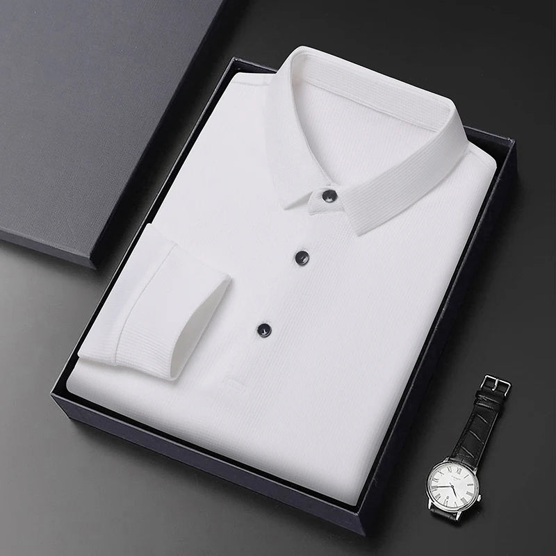 David™ | Luxe Lange Mouwen Polo