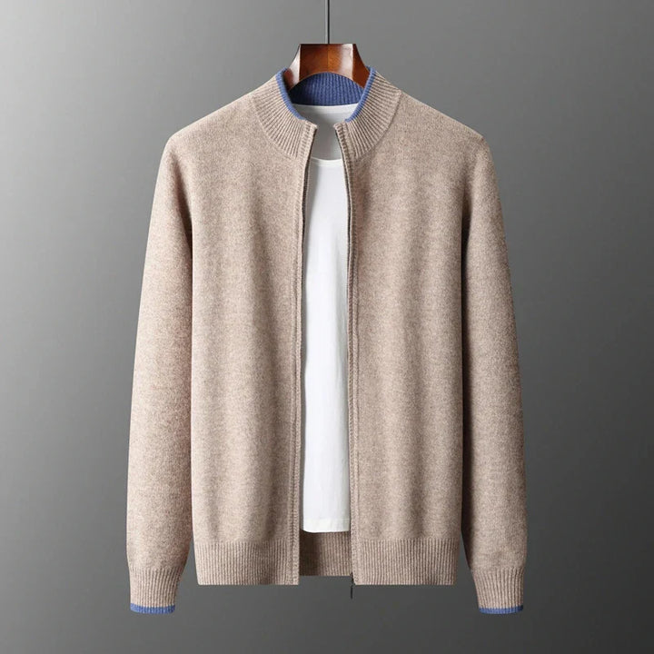 Jerome™ | Luxe Cashmere Jas met Rits