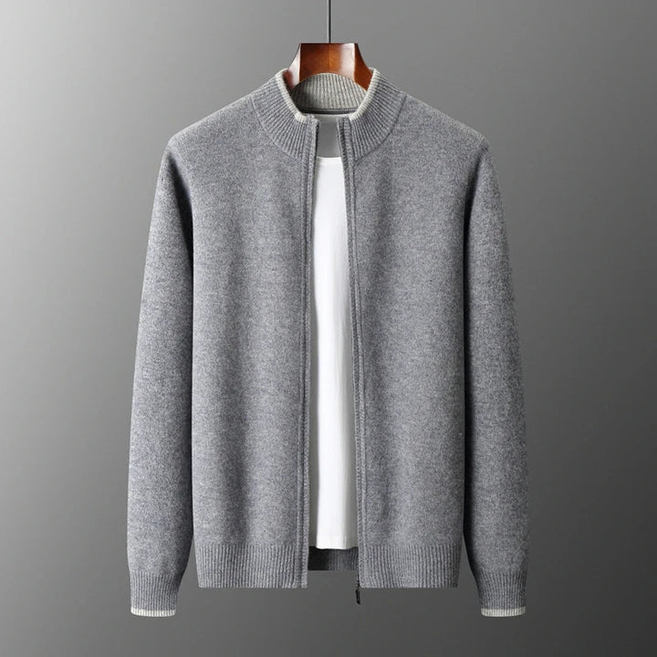 Jerome™ | Luxe Cashmere Jas met Rits