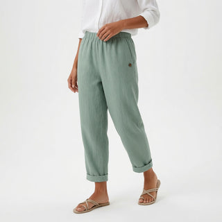 Azélyne™ — Pantalon fluide lin confort estival