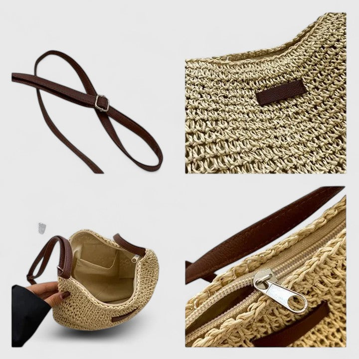 Mirevaëlle™ — Sac tressé naturel élégant quotidien