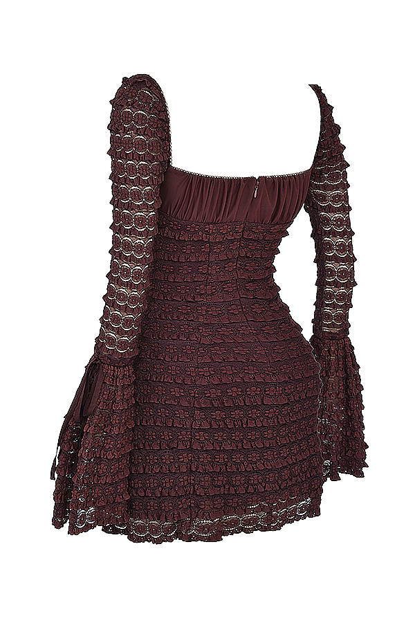 Léonie™ | Robe Élégante Espresso