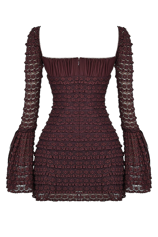 Léonie™ | Robe Élégante Espresso