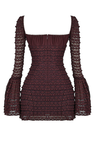 Léonie™ | Robe Élégante Espresso