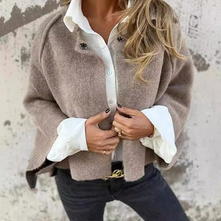 Solène™ | Veste Courte Douce et Élégante