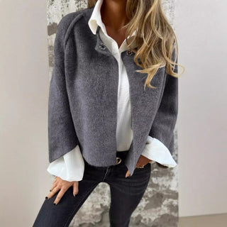 Solène™ | Veste Courte Douce et Élégante
