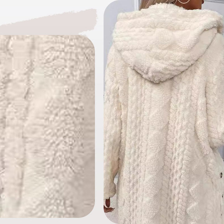 Léonie™ | Veste Matelassée Élégante à Capuche
