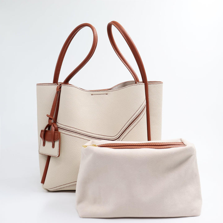 Aicha™ | Luxe Vegan Leren Tote Bag